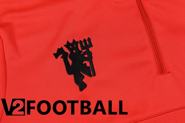 Manchester United kit Training Tracksuit Red 2024/2025