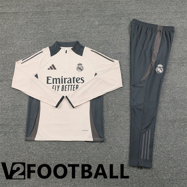 Real Madrid kit Training Tracksuit Grey 2024/2025