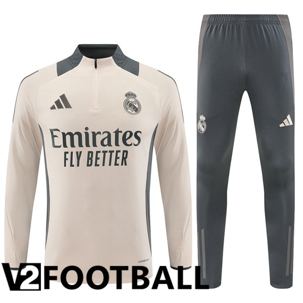 Real Madrid kit Training Tracksuit Grey 2024/2025