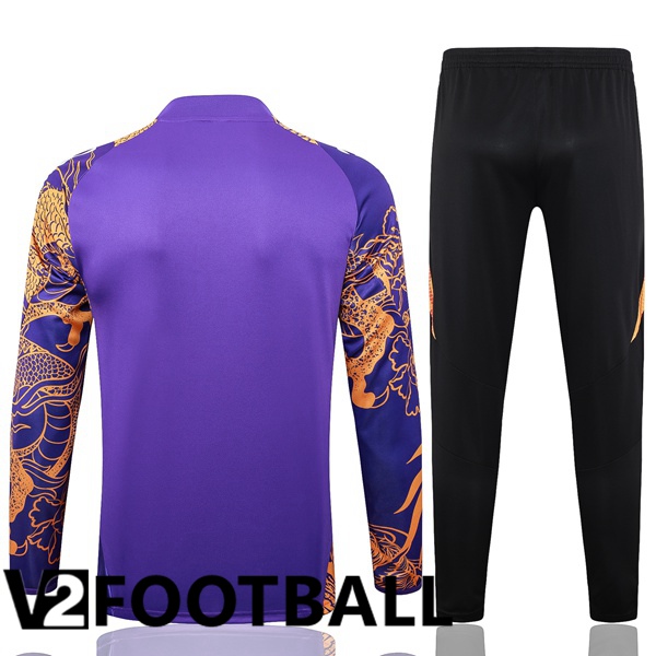 Real Madrid kit Training Tracksuit Purple 2024/2025