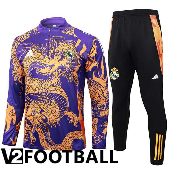 Real Madrid kit Training Tracksuit Purple 2024/2025