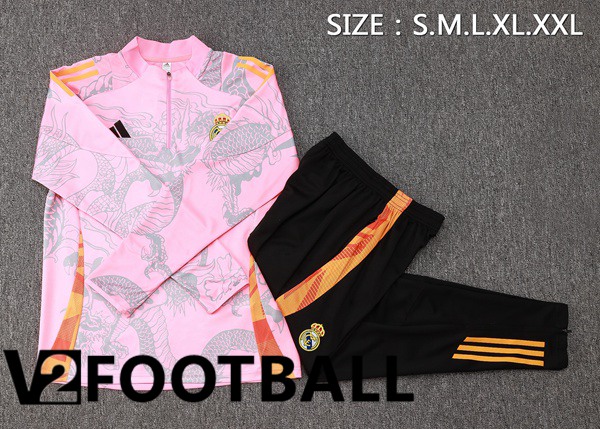 Real Madrid kit Training Tracksuit Pink 2024/2025