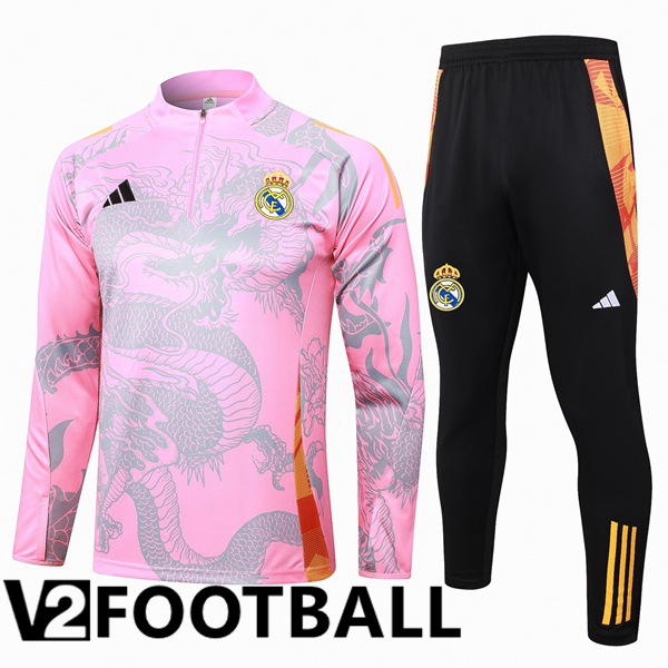 Real Madrid kit Training Tracksuit Pink 2024/2025