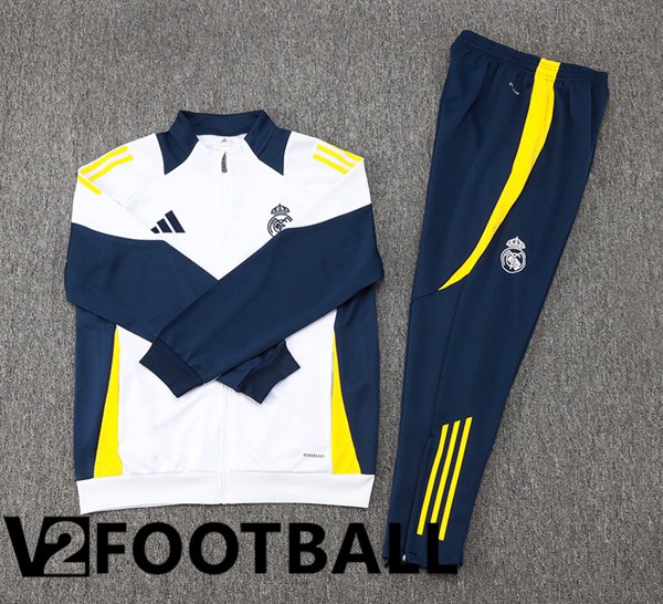 Real Madrid kit Training Jacket Suit White 2024/2025