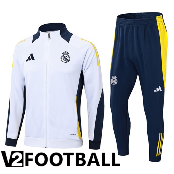 Real Madrid kit Training Jacket Suit White 2024/2025