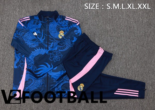 Real Madrid kit Training Jacket Suit Blue Royal 2024/2025