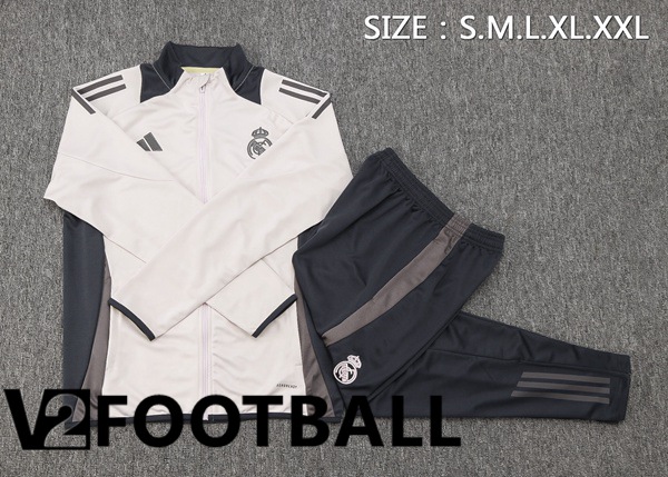 Real Madrid kit Training Jacket Suit Grey 2024/2025