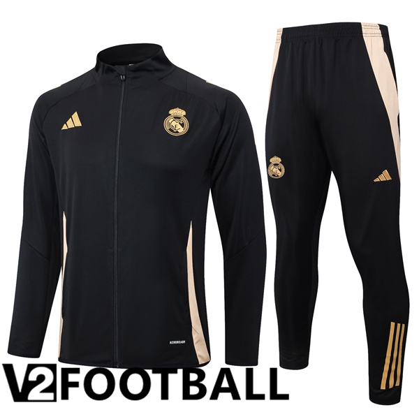 Real Madrid kit Training Jacket Suit Black 2024/2025