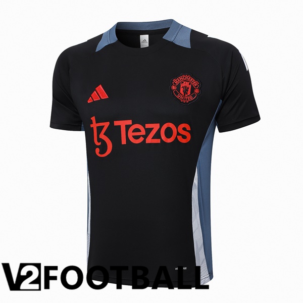 Manchester United Training T Shirt Black 2024/2025