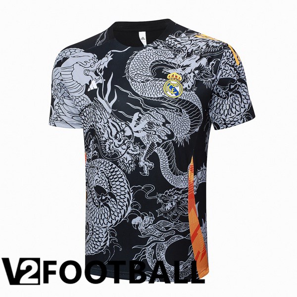 Real Madrid Training T Shirt Black 2024/2025