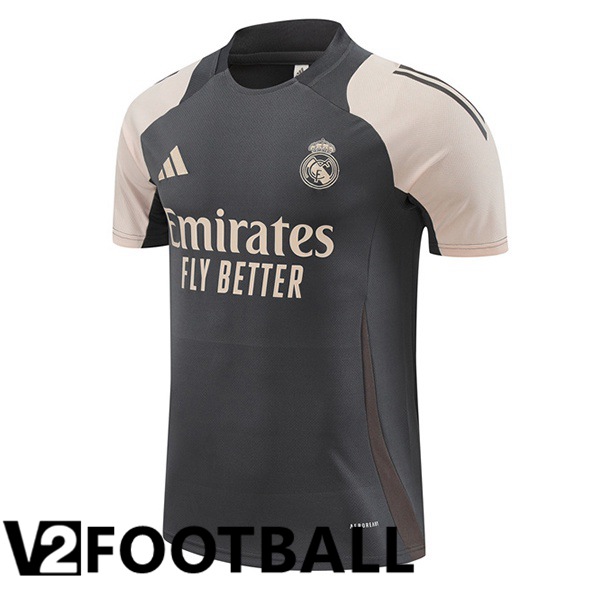 Real Madrid Training T Shirt Grey 2024/2025