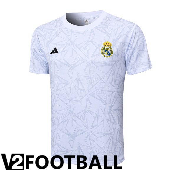 Real Madrid Training T Shirt White 2024/2025