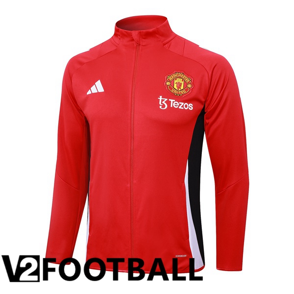 Manchester United Training Jacket Red 2024/2025