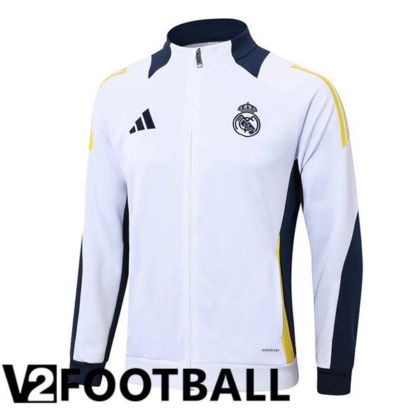 Real Madrid Training Jacket White 2024/2025