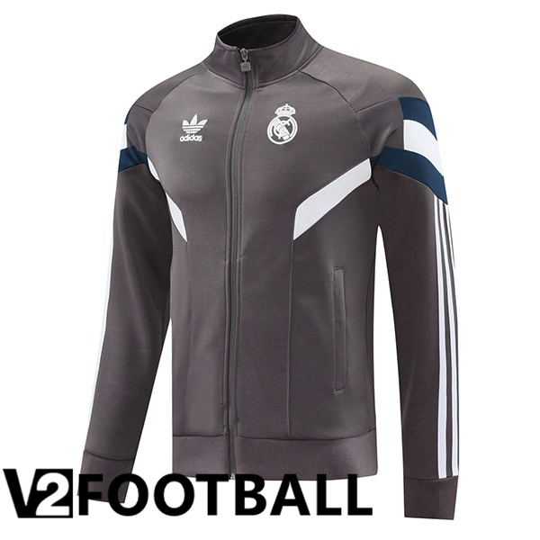 Real Madrid Training Jacket Grey 2024/2025