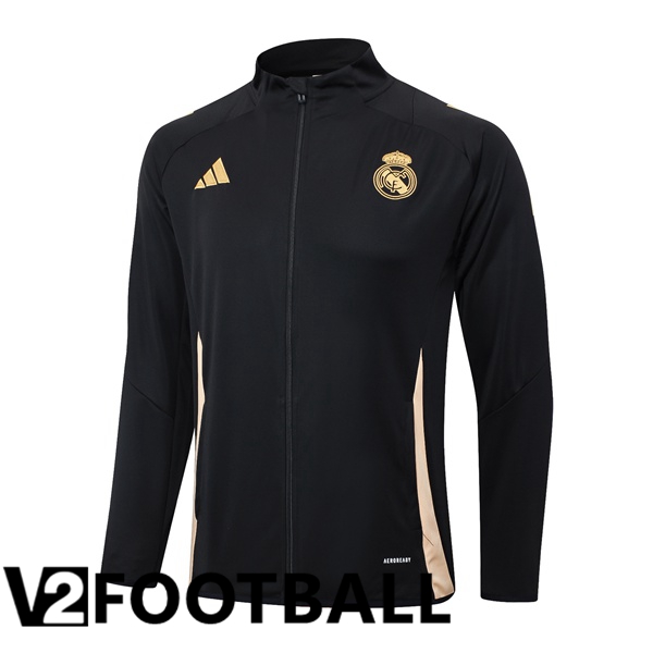 Real Madrid Training Jacket Black 2024/2025