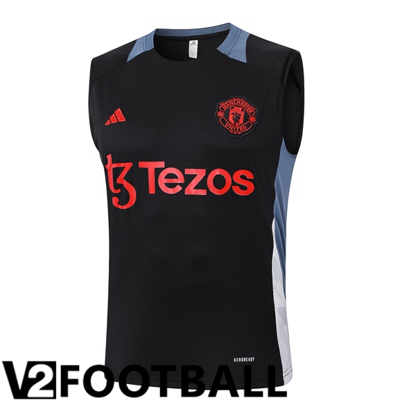 Manchester United Gilet Soccer Black 2024/2025