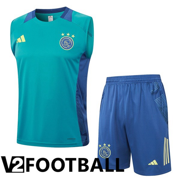 AFC Ajax Gilet Soccer + Shorts Blue 2024/2025