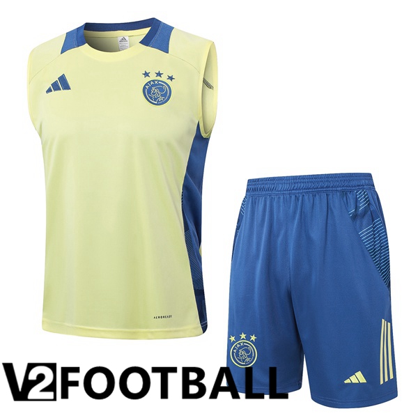 AFC Ajax Gilet Soccer + Shorts Yellow 2024/2025