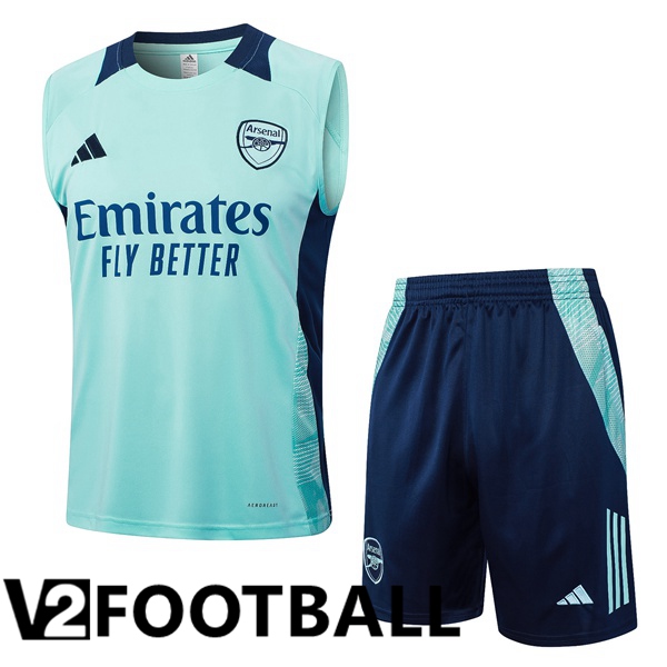 Arsenal Gilet Soccer + Shorts Blue 2024/2025