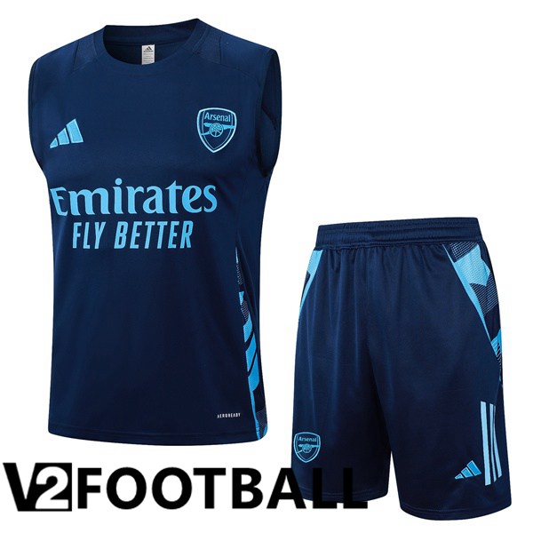 Arsenal Gilet Soccer + Shorts Blue Royal 2024/2025