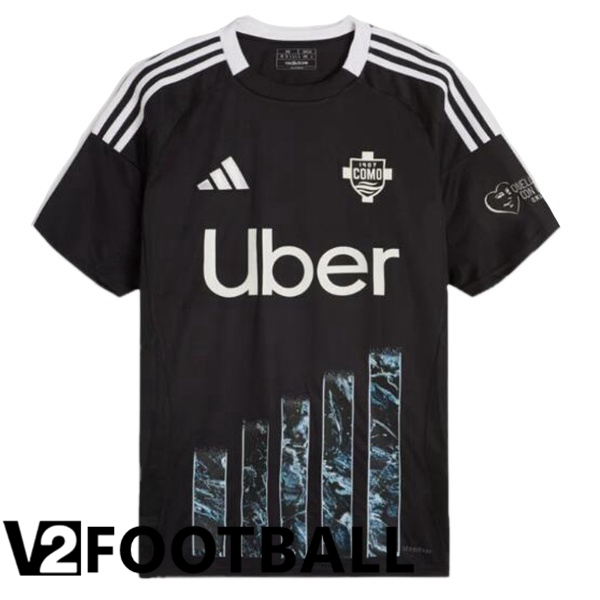 Como 1907 Third Soccer Shirt Black 2024/2025