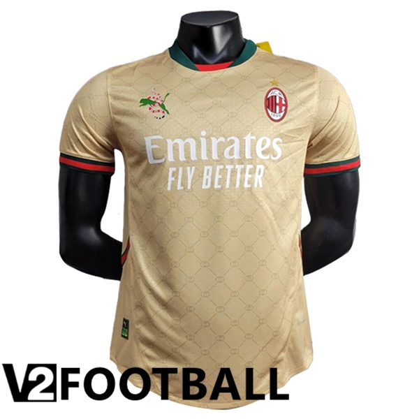 AC Milan Soccer Shirt Special Editioncile Yellow 2024/2025