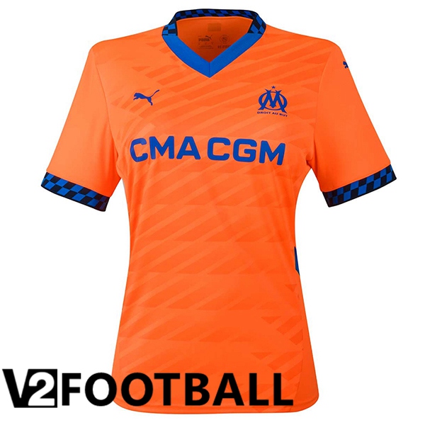 Marseille OM Women Third New Soccer Shirt 2024/2025