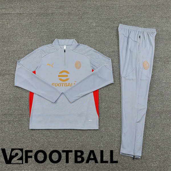 AC Milan kit Training Tracksuit Grey 2024/2025