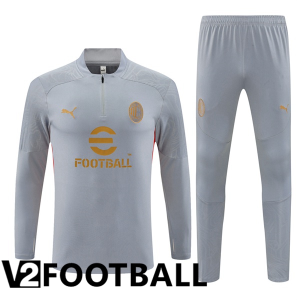 AC Milan kit Training Tracksuit Grey 2024/2025