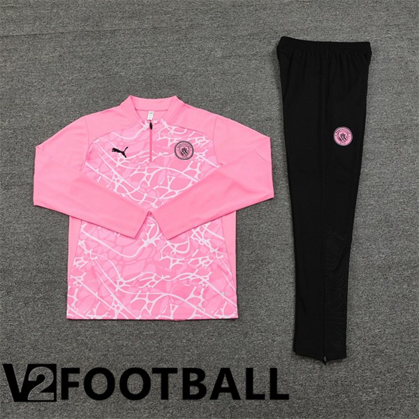 Manchester City kit Training Tracksuit Pink 2024/2025