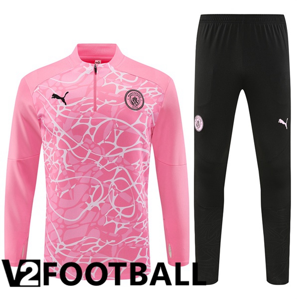 Manchester City kit Training Tracksuit Pink 2024/2025