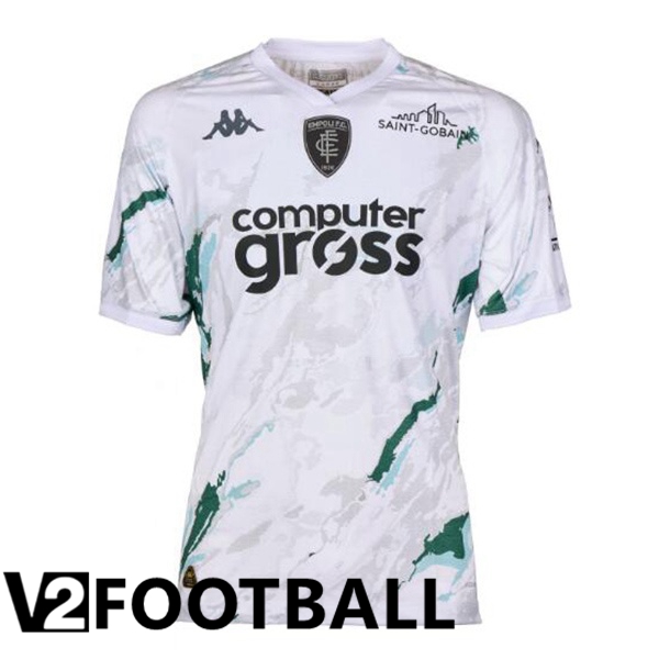 Empoli FC Away Soccer Shirt White 2024/2025