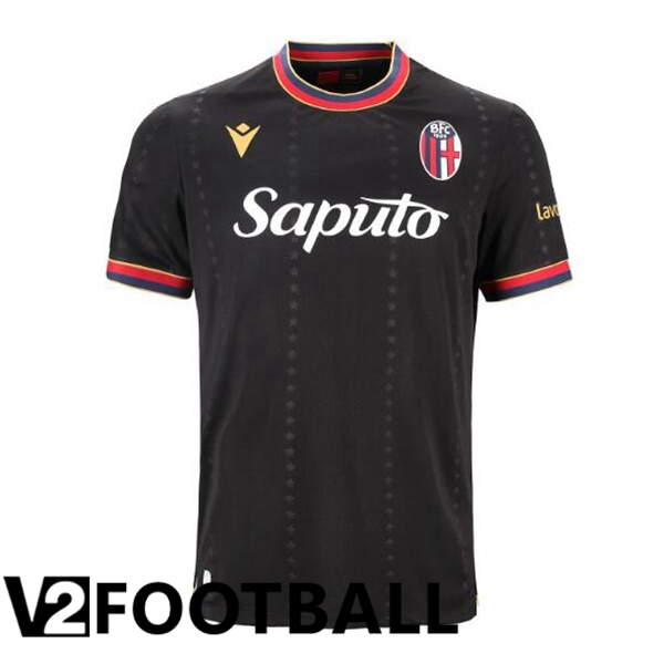 Bologna Third Soccer Shirt Black 2024/2025