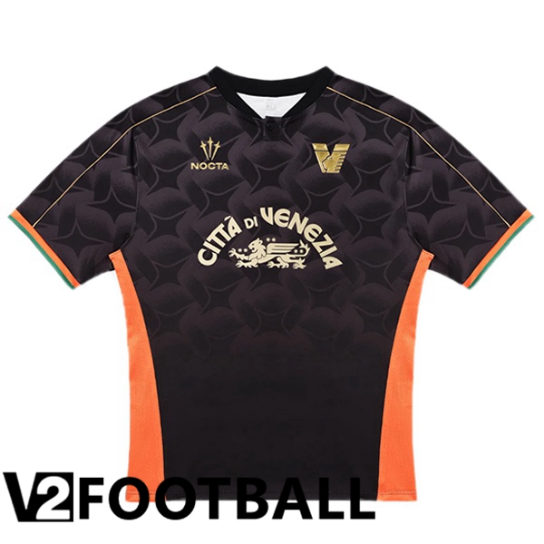 Venise FC Home Soccer Shirt Black 2024/2025