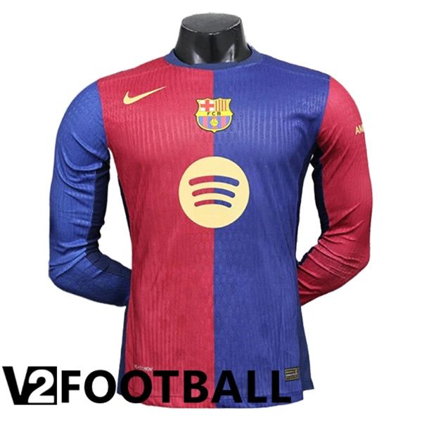 FC Barcelona Long sleeve Home Soccer Shirt 2024/2025