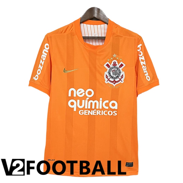 Corinthians Retro Goalkeeper Soccer Shirt Orange 2010