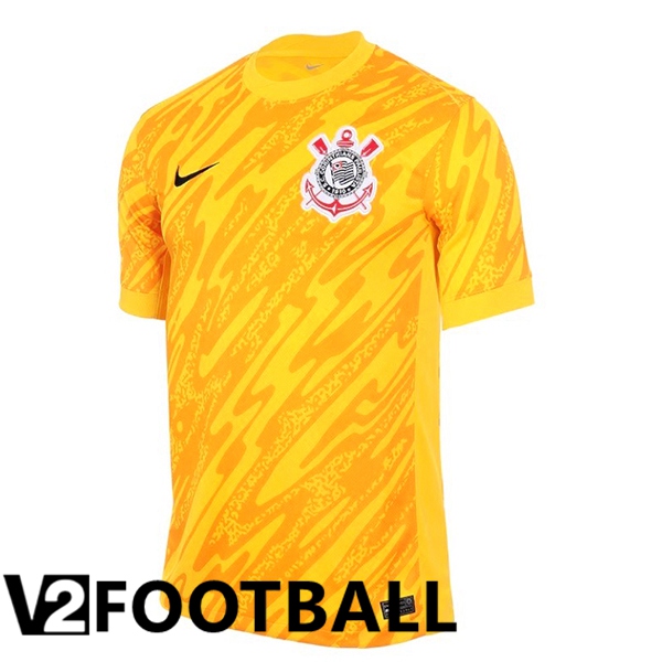 Corinthians Goalkeeper Soccer Shirt Yellow 2024/2025