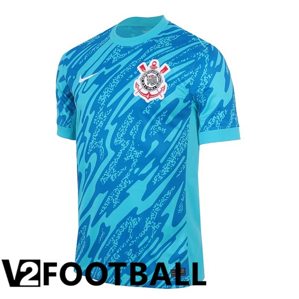 Corinthians Goalkeeper Soccer Shirt Blue 2024/2025