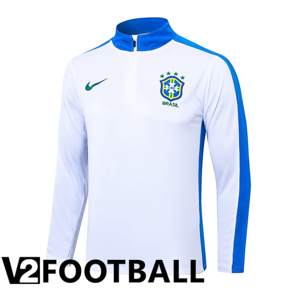 Brazil Training Sweatshirt White 2024/2025