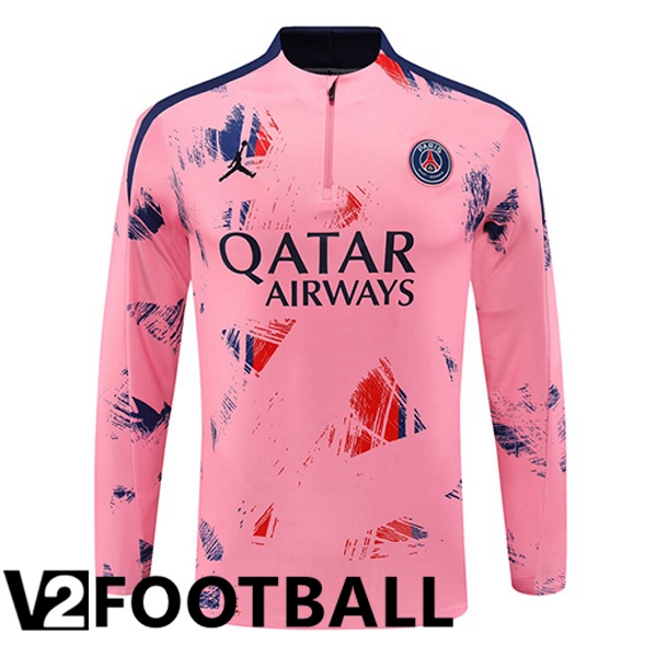 Paris PSG Training Sweatshirt Pink 2024/2025