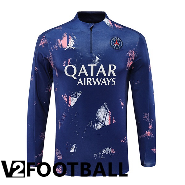 Paris PSG Training Sweatshirt Blue Royal 2024/2025