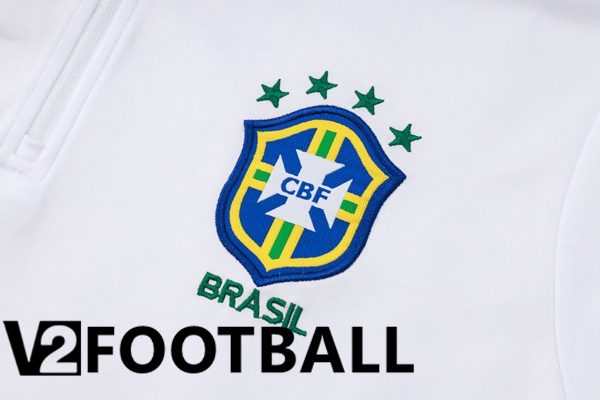 Brazil kit Training Tracksuit White 2024/2025