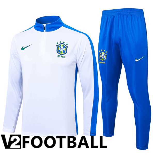 Brazil kit Training Tracksuit White 2024/2025