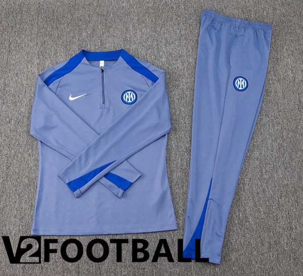 Inter Milan kit Training Tracksuit Grey 2024/2025