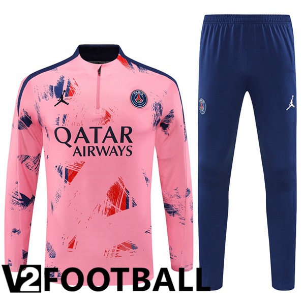 Paris PSG kit Training Tracksuit Pink 2024/2025