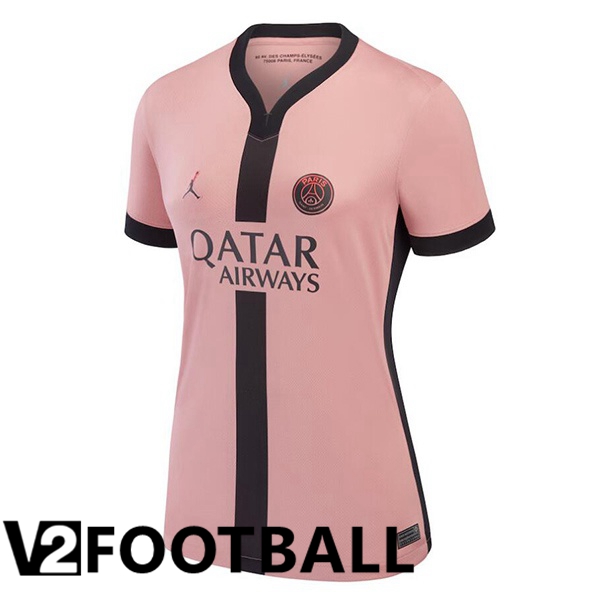 Paris PSG Women Third Soccer Shirt Pink 2024/2025