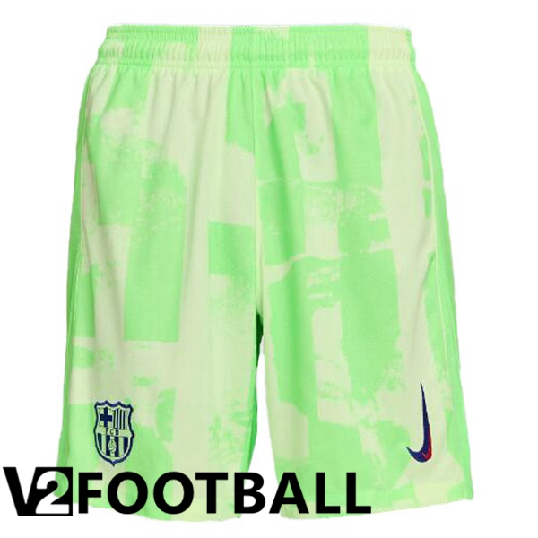 FC Barcelona Third Soccer Shorts Green 2024/2025