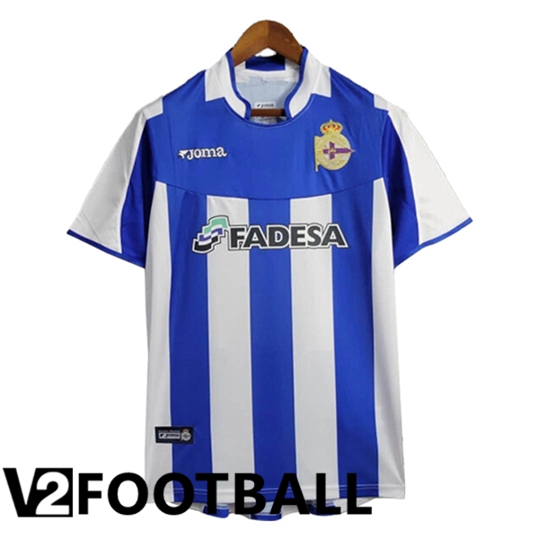 Deportivo La Coruna Retro Home Soccer Shirt 2003/2004