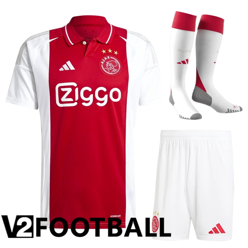 AFC Ajax Away kit Soccer Shirt (Shorts + Socks) 2024/2025